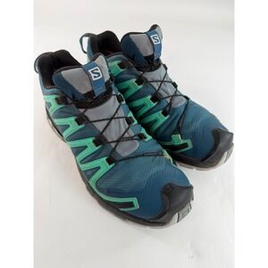 Salomon XA Pro 3D GTX Mallard Blue Trail‎ Running Shoes Womens 8.5 416296